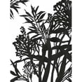 thumbnail image 3 of PI Studio 19x24 Black Modern Framed Museum Art Print Titled - Monochrome Foliage II, 3 of 5