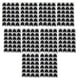thumbnail image 1 of 2x Hoja de con forma de 5 esquinas para álbum de fotografía Scrapbooking Diy - Negro, 1 of 9