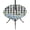 Black Blue, variant on Round Outdoor Tablecloth with Umbrella Hole and Zipper, Blue Hydrangea Fitted Table Cover with Elastic Edge for 55-60 Inch, Spring Summer Eucalyptus Wooden Waterproof Patio Tablecoths for Picnic