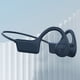 thumbnail image 5 of Auriculares de conducción ósea inalámbricos Bluetooth azules, con gran batería de 320mAh para correr, ciclismo, caminar, entrenamiento, gimnasio, 5 of 9