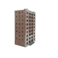 thumbnail image 2 of Walthers Cornerstone HO Scale Building/Structure Kit City Apartment Building, 2 of 5