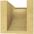 thumbnail image 4 of 5"W x 10"D x 5"H Wide Del Monte Rough Cedar Woodgrain TimberThane Corbel, Primed Tan, 4 of 6