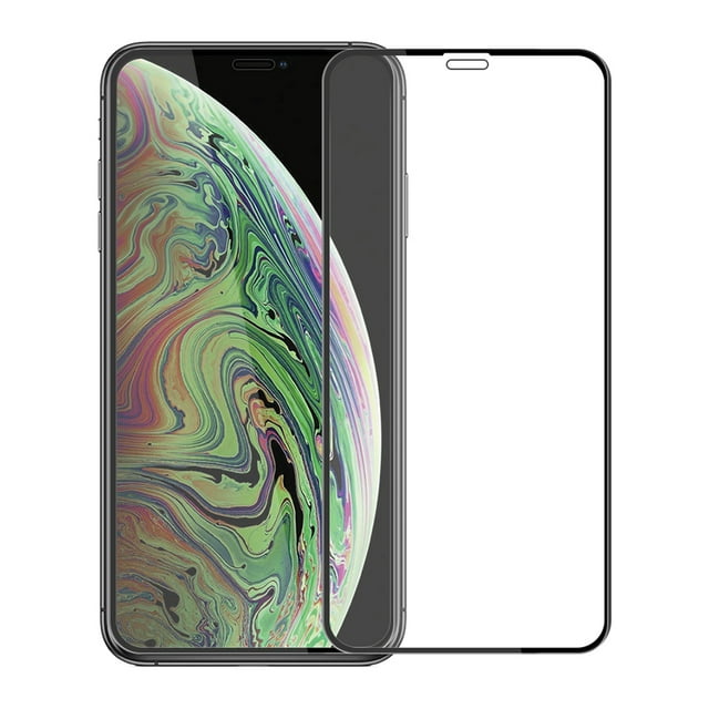 MasteelfCA 1PC Full Screen Scratch Proof Tempered Glass Cambered Surface Film Mobile Phone Screen Protector Compatible for iPhone XS Max