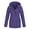 Purple, variant on Women's Rain Jackets Waterproof with Hood Windproof Lightweight Plus Size Outdoor Trench Long Raincoat with Pockets