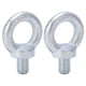 thumbnail image 3 of Perno de anillo de elevación, 2 pernos de anillo de elevación Pernos de acero al carbono galvanizado Perno de argolla de rosca profunda Eficiencia maximizada, 3 of 14