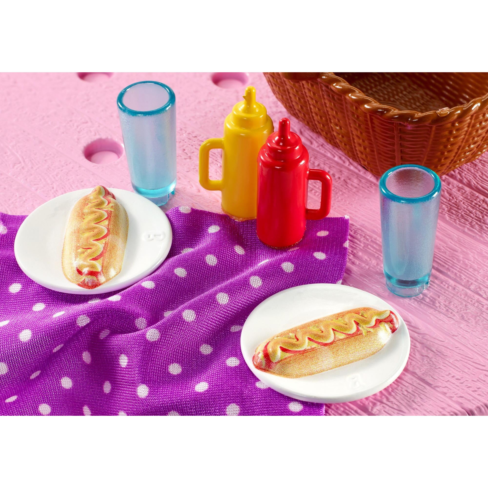 Barbie Estate Picnic Table Set with Themed Accessories