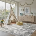 thumbnail image 3 of UERMEI 10x12 Washable Area Rugs for Living Room, Modern Abstract Printed Rug, Vacuum-Friendly, Non Slip Indoor Rug for Bedroom Dining Room Home Decor Carpet, Green/Gray, 3 of 9