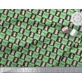 thumbnail image 3 of Soimoi Rayon Fabric Text & Bunny Animal Printed Fabric 1 Yard 56 Inch Wide, 3 of 3