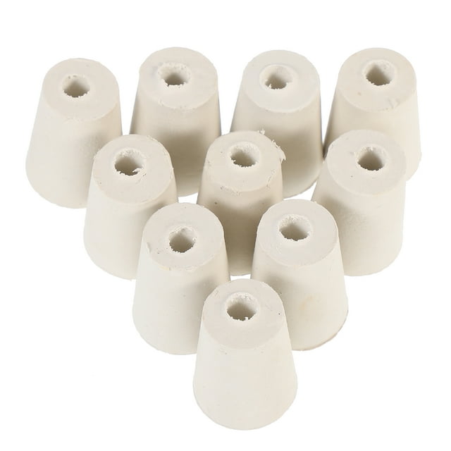 MasteelfCA 10pcs Rubber Stoppers Sealing Plugs Glass Bottle Stoppers for Experiment