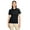 Black, variant on CORE365 78181R Women's Radiant Performance Piqué Polo with Reflective Piping-Black-2XL