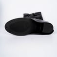thumbnail image 6 of Women's Mid-Calf Boots Knight Boots Round Toe Belt Buckle Square Heel Slouchy Fashion Boots, 6 of 8