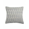 thumbnail image 2 of Summer Flora 24x24 Indigo Blue Indoor Outdoor Pillow Mocha, 2 of 5
