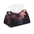 thumbnail image 2 of Lsque Giant Monster Over City Printed Long Tissue Box Cover Holder, Facial Paper Organizer Dispenser,Triangle with Bottom Belt, PVC Leather Decorative Organizer, 2 of 9