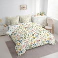 thumbnail image 3 of Castle Fairy Chic Floral Flowers Bedding Comforter Set 7-Piece for Female Men Women,Botanical Plants King Bedding Sets,Spring Garden Ultra Soft Bed Sheets,Luxury Bedroom Decor,Reversible, 3 of 8
