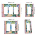 thumbnail image 2 of Yayeee Rocker Switch Wall Plate 3-Gang 6.5"x4.6" Home Decorative Outlet Cover, Blue Seaside, 2 of 6