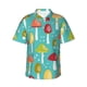 thumbnail image 3 of Camisa hawaiana nueva y divertida con estampado de hongos para hombre, camisas de manga corta, camisas casuales para vacaciones en la playa, camisas de calle con flores para mujer y niño, 3 of 5