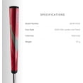 thumbnail image 3 of Winn Excel 2020 VSN Pistol Putter Grip (Red, Jumbolite) J8LWV-RGR NEW, 3 of 5