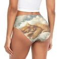 thumbnail image 6 of Women's Underwear Orange Cat Sleeping on Clouds Hipster Panties Underwear for women, Large, 6 of 9