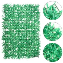 Raindrops PVC Artificial Plant Wall Panel Green Hedge for Wedding and Commercial Spaces