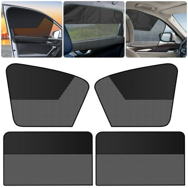 EEEkit Car Window Shade, Magnetic Mesh Sun Shade Blocker, Glare Shield and UV Ray Protection, Black