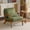 A-Green, variant on BAYUELSWU Mid Century Modern Accent Chair, Upholstered Single Lounge Chair with Solid Oak Wood Frame, Lumbar Pillow & 5.7 in Thickened Cushion for Living Room,Bedroom,Office (B-Burnt Orange Color)