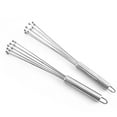 thumbnail image 6 of SPRING PARK Stainless Steel Ball Whisk for Kitchen Cooking- 10 Inch and 12 Inch Wire Egg Manual Mixer Whisk Set for Beater Sauces, Cream, Blending, Stirring, Whisking, Beating, 6 of 7