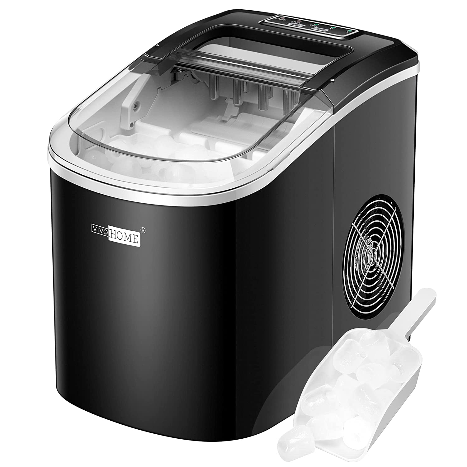 VIVOHOME Electric Portable Compact Countertop Automatic Ice Cube Maker