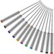 thumbnail image 1 of 12pcs Fondue Forks, 9.5 inch Stainless Steel Fondue Sticks with Heat Resistant Handle for Cheese Chocolate, 1 of 5