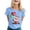 Sky Blue, variant on Dmsael Christmas Tshirts Womens Dear Santa Define Good T Shirt Funny Christmas Party Graphic Novelty Tee Womens Graphic Tees Black,L