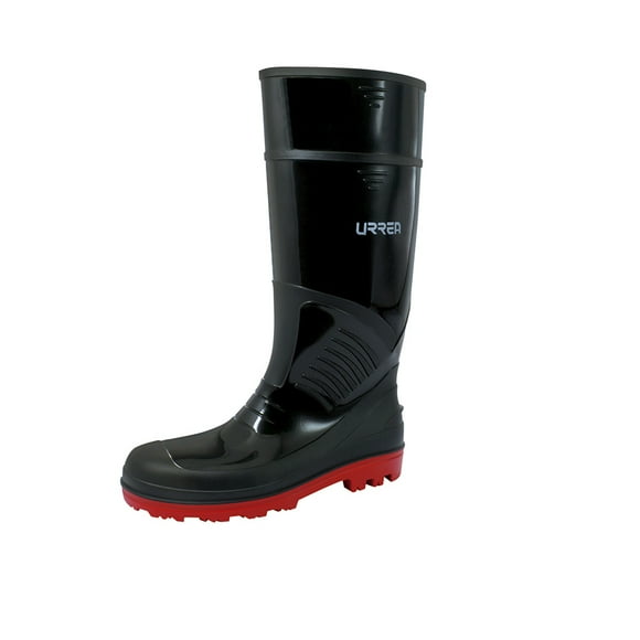 Bota de seguridad Urrea USBIC6 de PVC con casquillo de acero 40 cm