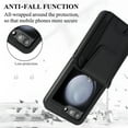 thumbnail image 2 of Allytechgroup Wallet Case for Samsung Galaxy Z Flip 6, with Crossbody Shoulder Strap Bumper Shockproof Cards Holder RFID Blocking Slim Phone Case for Galaxy Z Flip6, Black, 2 of 5
