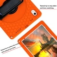 thumbnail image 5 of TECH CIRCLE iPad 10th Generation Case 10.9 Inch 2022,Heavy Duty Rugged Protective Case Rotating Hand Strap Stand Handle Shoulder Strap Kids Case for iPad 10th Generation iPad 10.9 Inch 2022,Orange/Bal, 5 of 8