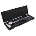 thumbnail image 1 of Dial Caliper with Depth Rod 0‑200mm Manual Measuring Gauge with Clear Scales Silver, 1 of 4