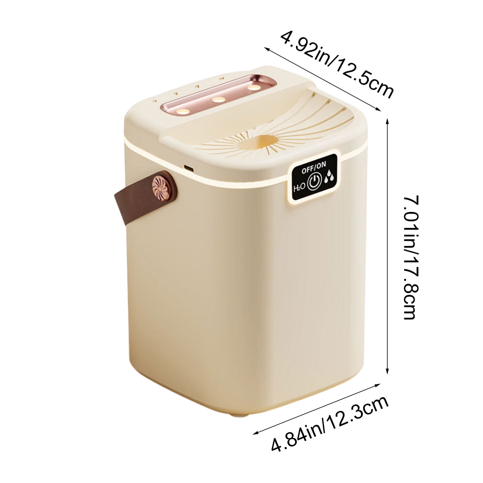 Smart Home Humidifier with Temperature Humidity Sensor, Quiet Top-filling Large-capacity Cool Mist Air Purifier, Adjustable Mist for Bedroom Living Room Office, Safe and Easy-to-clean Humidifier