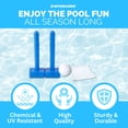 thumbnail image 6 of Swimline Cross Inground Swimming Pool Fun Volleyball Net Game Water Set, 6 of 6