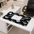thumbnail image 3 of Long Mouse Pads for Desk,Black Dinosaurs Skeleton Text Pattern Desk Mats on Top Of Desks, Desk Mouse Pad Extra Large with 3mm Non-Slip Base and Stitched Edge for Gaming,Office,Work,Home 31.5"x15.7", 3 of 6