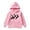 Pink, variant on Tanghaowl Childrens Hoodies Hoodies for Girls Graphic Letter Print Pullovers Tops Long Sleeve Casual Soft Pullover Tops for Christmas Grey 5-6 Years