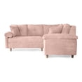 thumbnail image 4 of Sala Esquinera Makora De Velvet Palo De Rosa Modelo Elton, 4 of 8