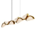 thumbnail image 3 of Moon Integrated LED Brass Chandelier, 3 of 4