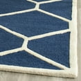thumbnail image 4 of Safavieh Cambridge 6' X 9' Hand Tufted Wool Rug in Navy Blue and Ivory, 4 of 4