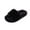 Black, variant on JeashCHAT Women's Slippers Fuzzy Soft House Slippers Bedroom Slippers for Women Plush Comfy Home Shoes Slip On (Black)