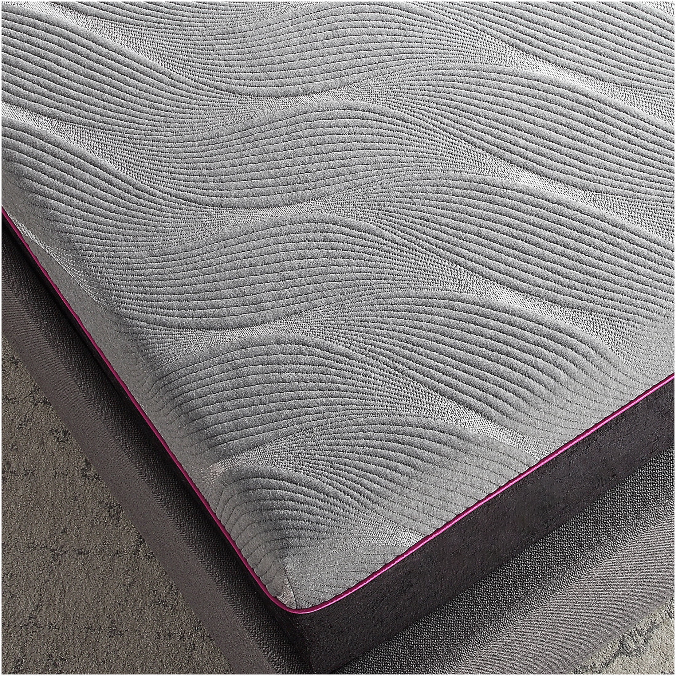 JERFIT 11" California King Cooling Gel Memory Foam Mattress, Medium Firm, Grey, 4-Layer Support, CertiPUR-US Certified, Motion Isolation, Pressure Relief