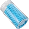 thumbnail image 1 of 100pcs Disposable Lip Brush Lip Gloss Applicator Lipstick Makeup Brush Beauty Tools with Plastic Jar Blue, 1 of 8