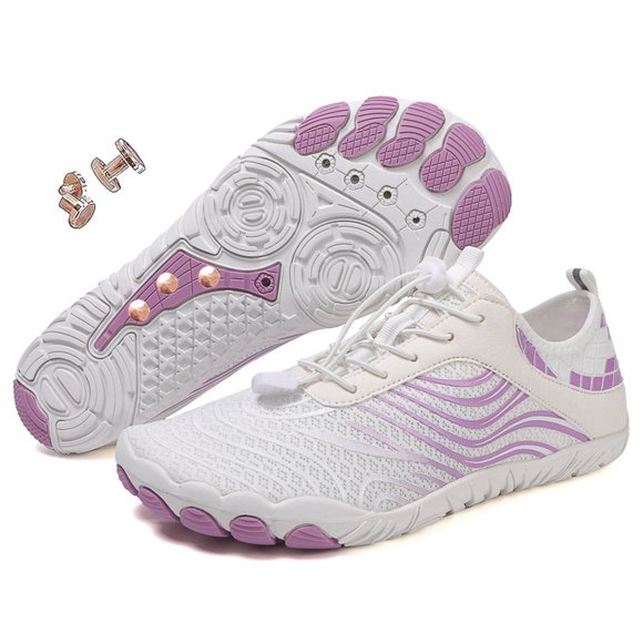 Ediodpoh Lightweight Water Shoes for Barefoot Socks for Hiking Running Yoga Fitness Outdoor Sports Unisex Mens Sneakers for Beach and Stream Purple 44