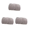 thumbnail image 1 of Moyic Hilo grueso para cama gruesa y voluminosa para tejer DIY, voluminoso, duradero, grueso, fuerte, artesanal, voluminoso, gris claro Type1 NO1, 1 of 1