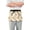 Cartoon Lions and Elephant, variant on Alpaca with Glasses Server Apron with 3 Pockets Waterproof Waitress Waist Short Apron for Man Woman 12 Inches