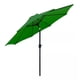 thumbnail image 1 of Sombrilla Plegable Para Exterior Jardin Playa Manivela 2.7m verde, 1 of 9
