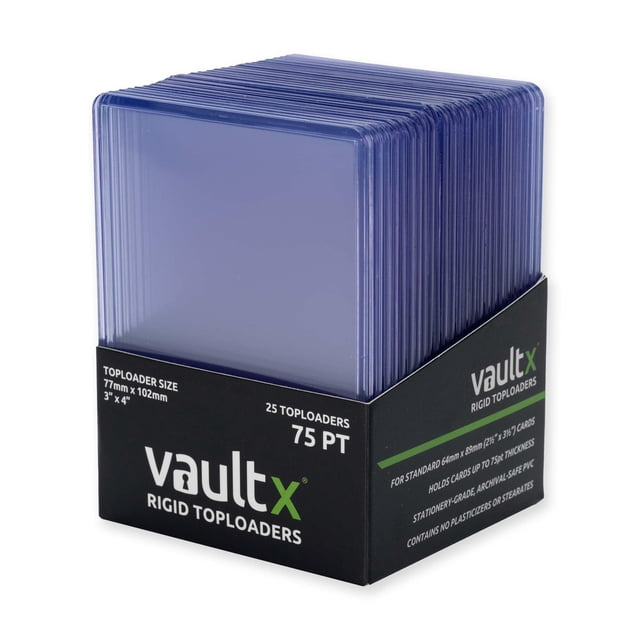 Portacartas Vault X Toploaders 7 x 10 cm 75 pt, paquete de 25