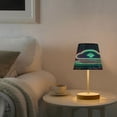 thumbnail image 5 of Bedside Table Lamp, Fully Dimmable Lamp with USB Interface Cable for Bedroom Living Room, Office, Dorm Glowing Cloud Icon, 5 of 8