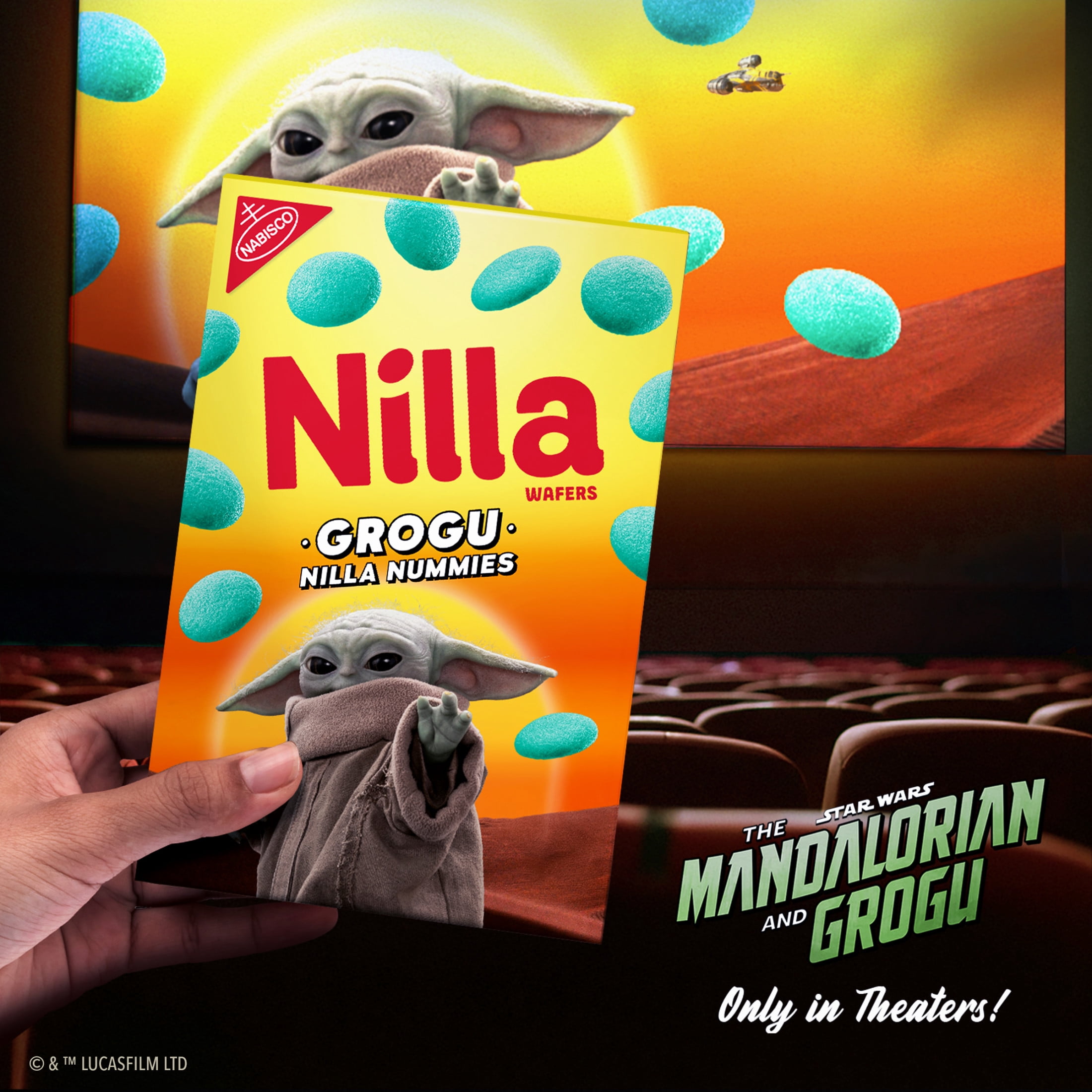 NILLA Wafers Grogu NILLA Nummies, Vanilla Wafer Cookies, Limited Edition, 11 oz